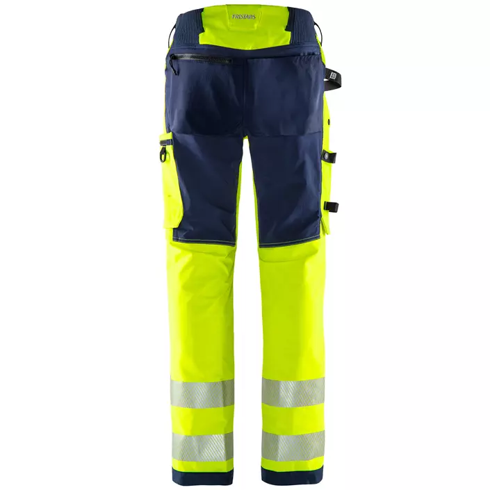Fristads Green work trousers 2645 GSTP full stretch, Hi-Vis yellow/marine, large image number 2