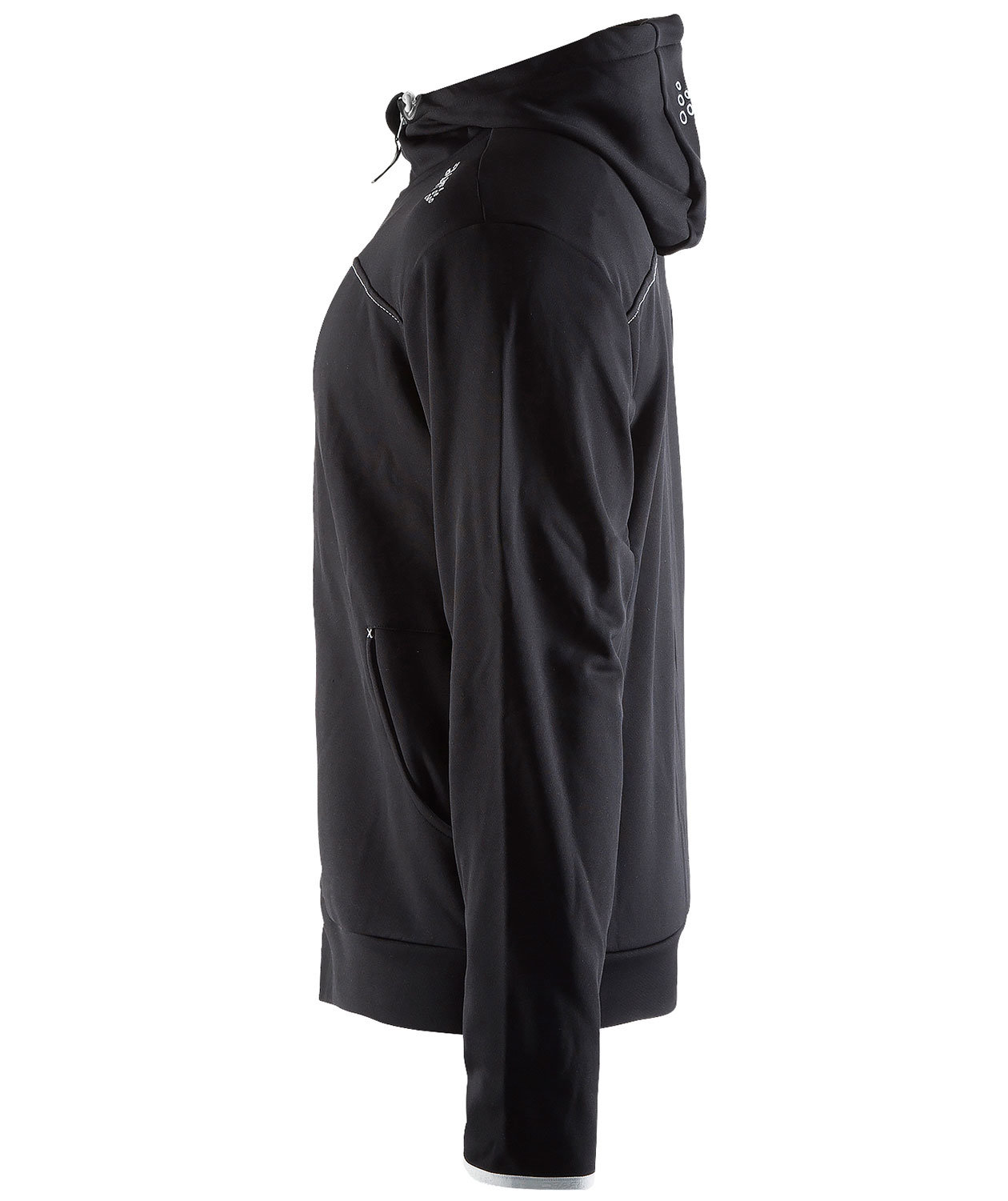 Craft Leisure h&aelig;ttetr&oslash;je med lynl&aring;s, Sort, large image number 2