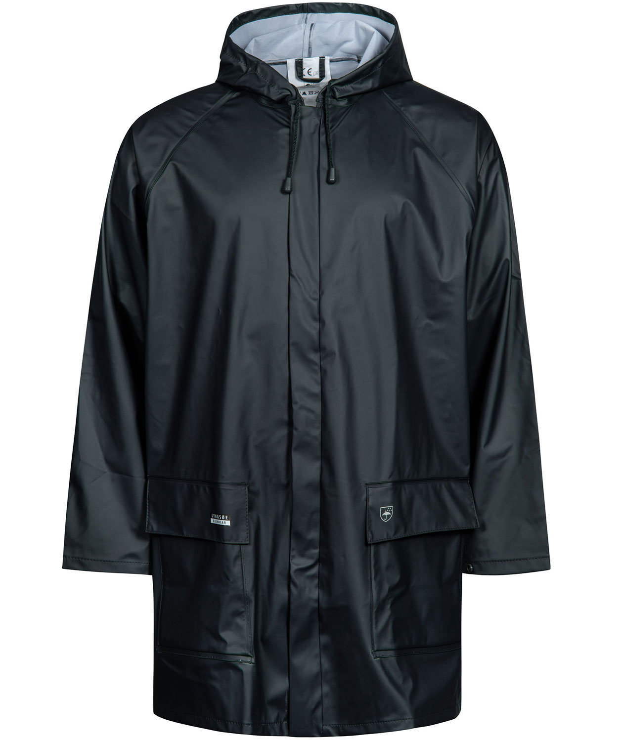 Lyngs&oslash;e PU regnjakke, Marine, Marine, swatch