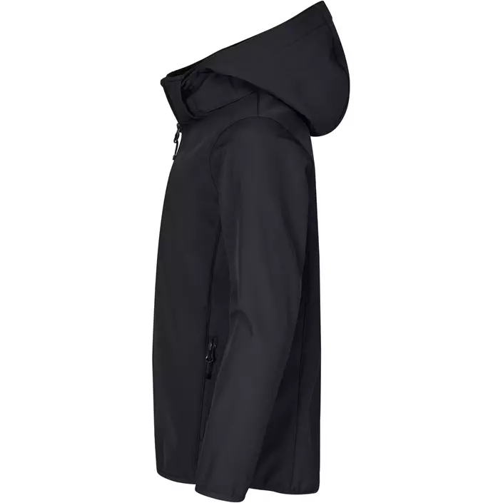 Clique Classic softshell jacket for kids, Black, large image number 3