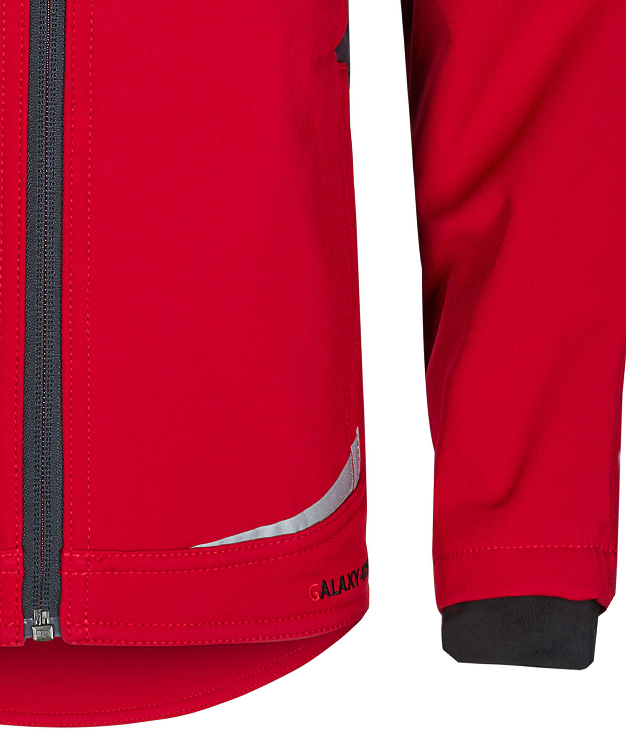 Engel Galaxy softshelljakke til barn, Tomato Red/Antrasittgr&aring;, large image number 2