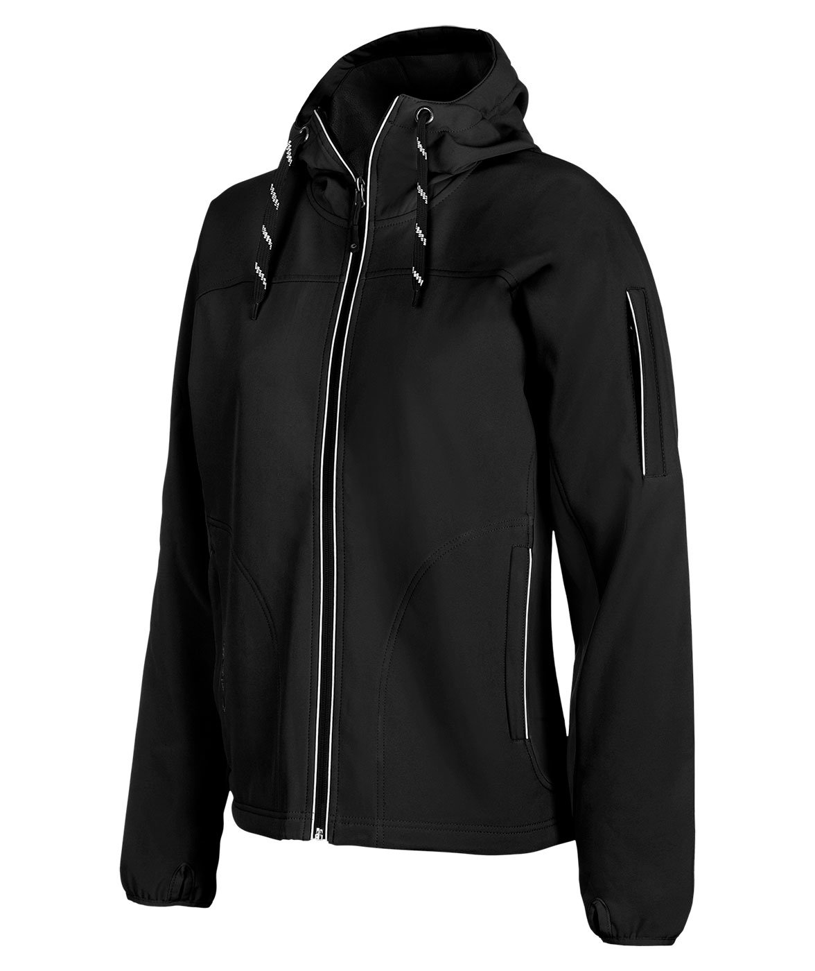 IK softshell jacket for kids, Black, large image number 0