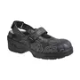 Jalas 2972 Suvi women's clogs with heel strap, Black/Grey