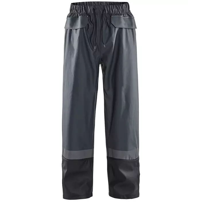 Blåkläder Hi-Vis rain trousers Level 2, Grey/Black, large image number 0