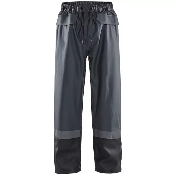 Blåkläder Hi-Vis rain trousers Level 2, Grey/Black, large image number 0