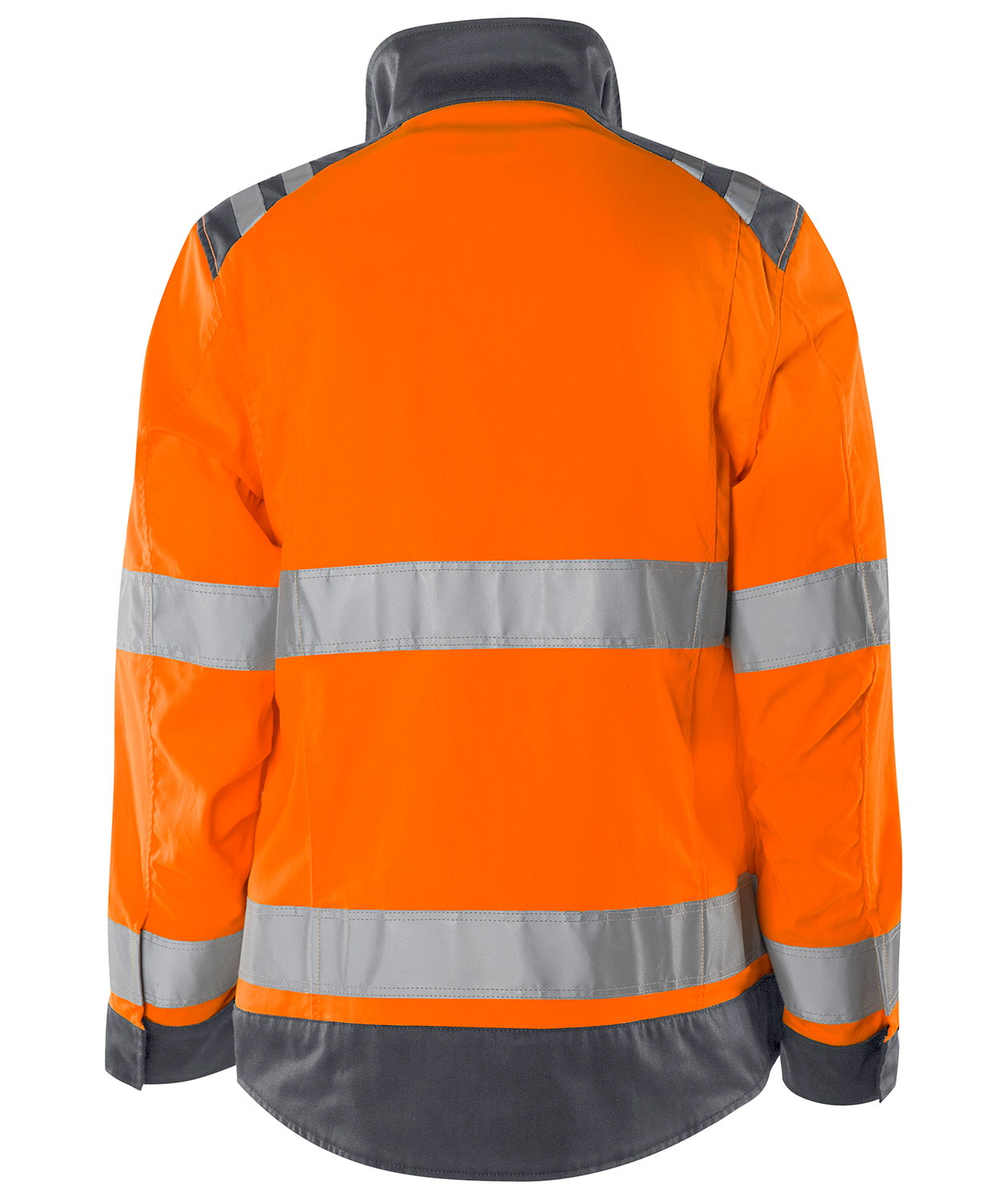 Fristads Green women's work jacket&nbsp;4067 GPLU, Hi-vis orange/Grey