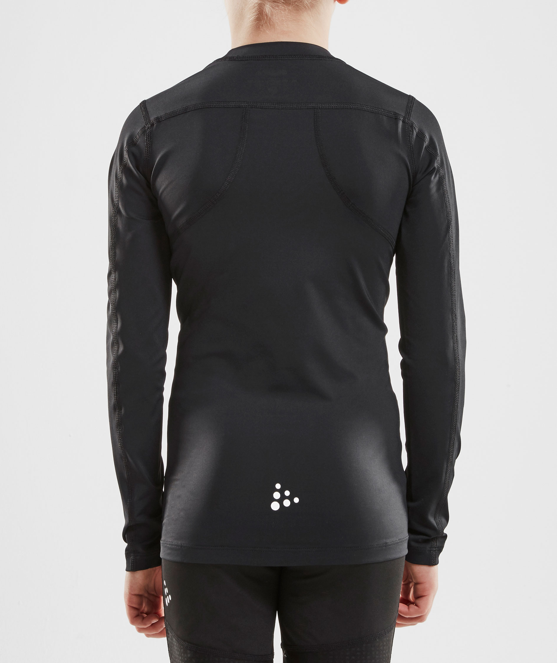 Craft Pro Control Compression long-sleeved T-shirt for kids, Black, large image number 2