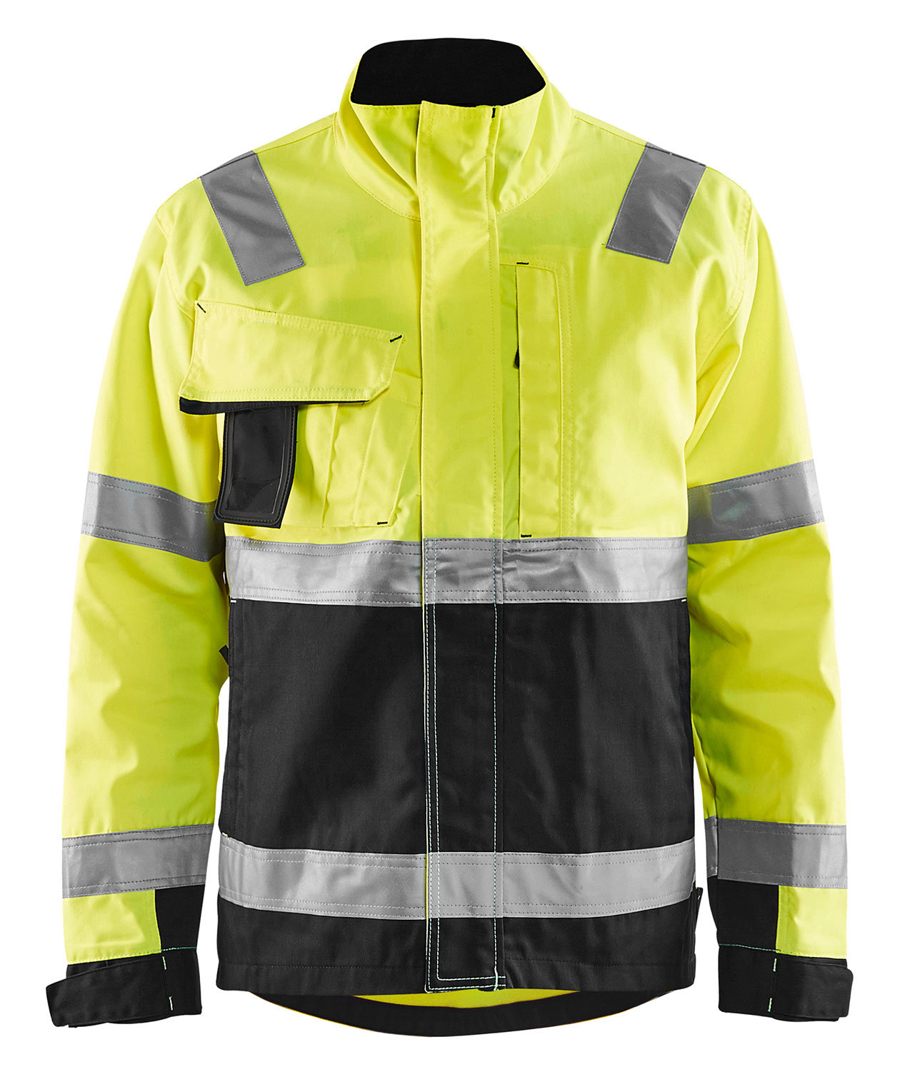 Bl&aring;kl&auml;der arbejdsjakke, Hi-vis Gul/Sort, large image number 0
