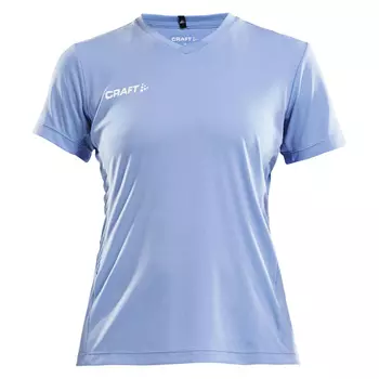 Craft Squad Jersey Solid dame T-skjorte, Lyseblå