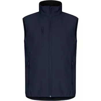 Clique Classic softshell vest, Dark navy