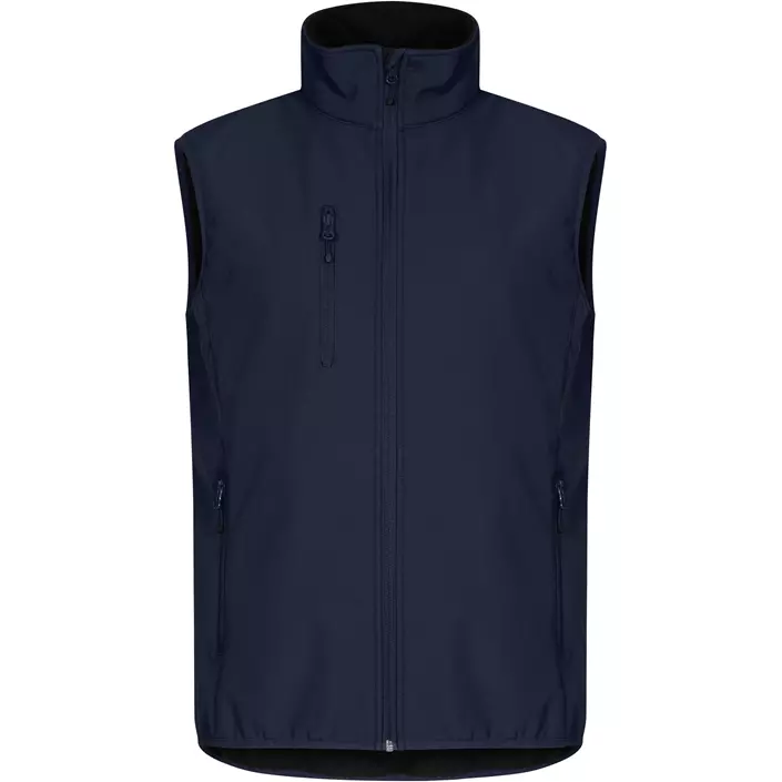 Clique Classic softshellvest, Dark navy, large image number 0