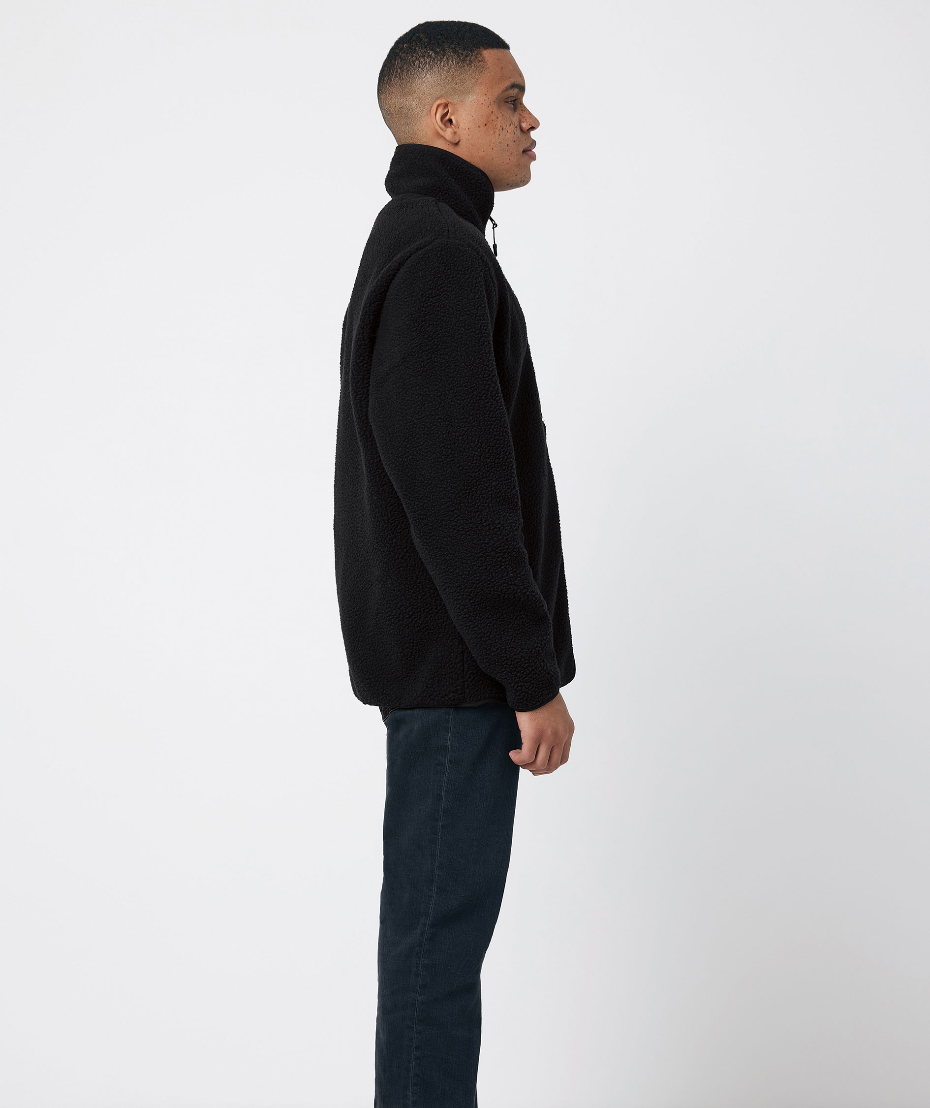 Iqoniq Diran pile fleece jacket, Black, large image number 4