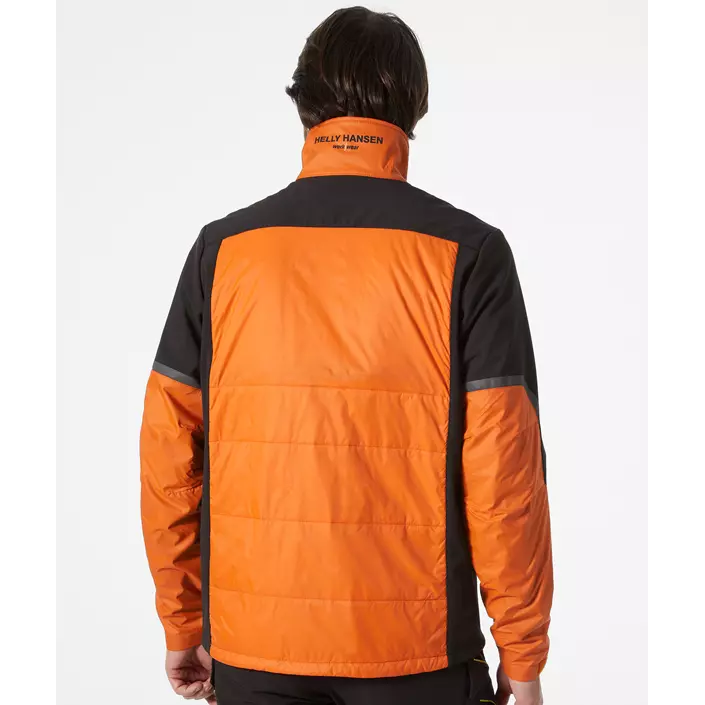 Helly Hansen Kensington vattert jakke, Dark orange/Black, large image number 3