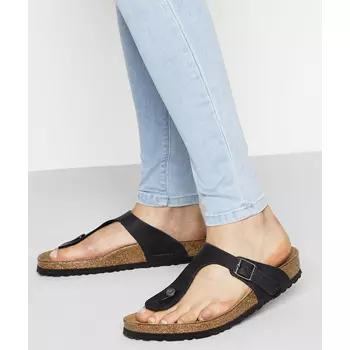 Birkenstock Gizeh Regular Fit women's sandals, Black