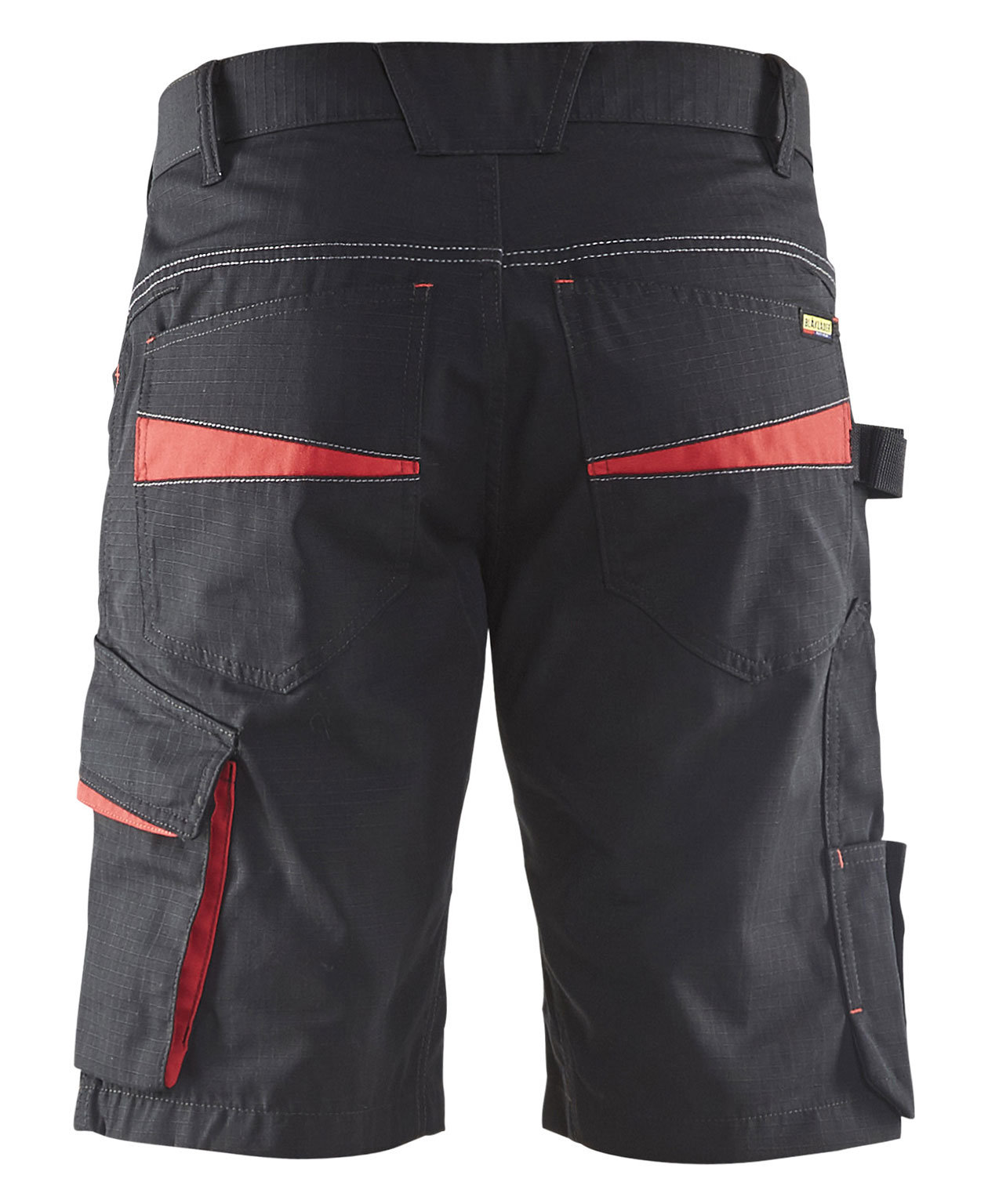 Bl&aring;kl&auml;der Unite work shorts, Black/Red
