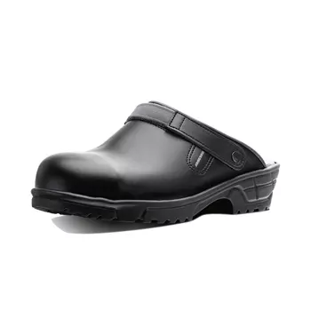 Arbesko 191 safety clogs without heel cover SB, Black