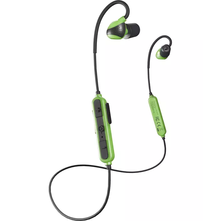 ISOtunes Pro 2.0 Aware Bluetooth-hörlurar med hörselskydd, Svart/Grön, Svart/Grön, large image number 0