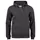 Clique Premium OC hoodie med blixtlås, Antracitgrå, Antracitgrå, swatch