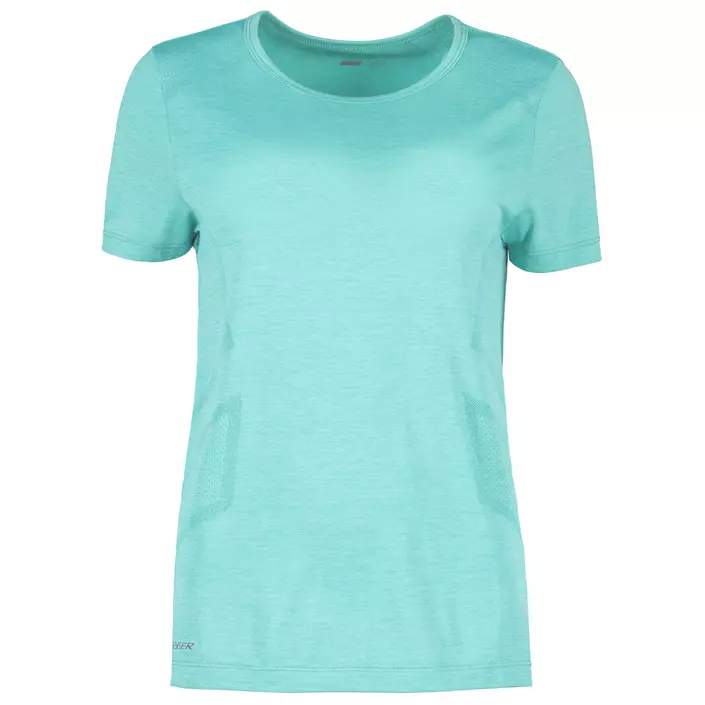 GEYSER Seamless dame T-shirt, Mint melange, large image number 0