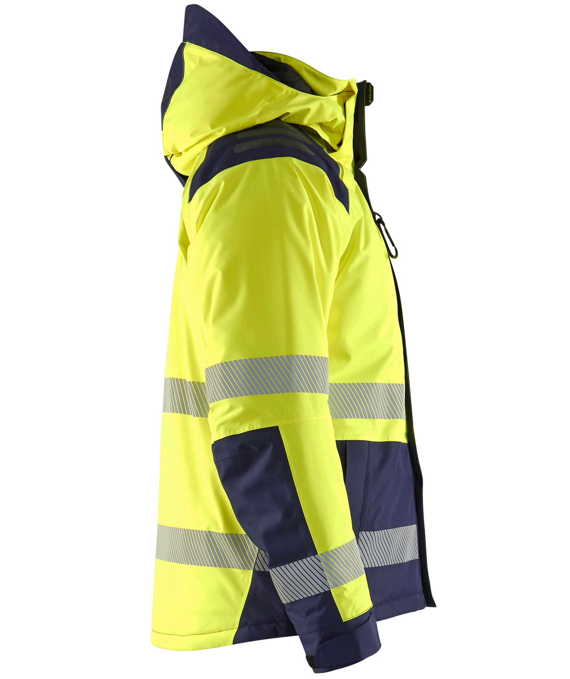 Bl&aring;kl&auml;der winter jacket, Hi-Vis yellow/marine, large image number 2