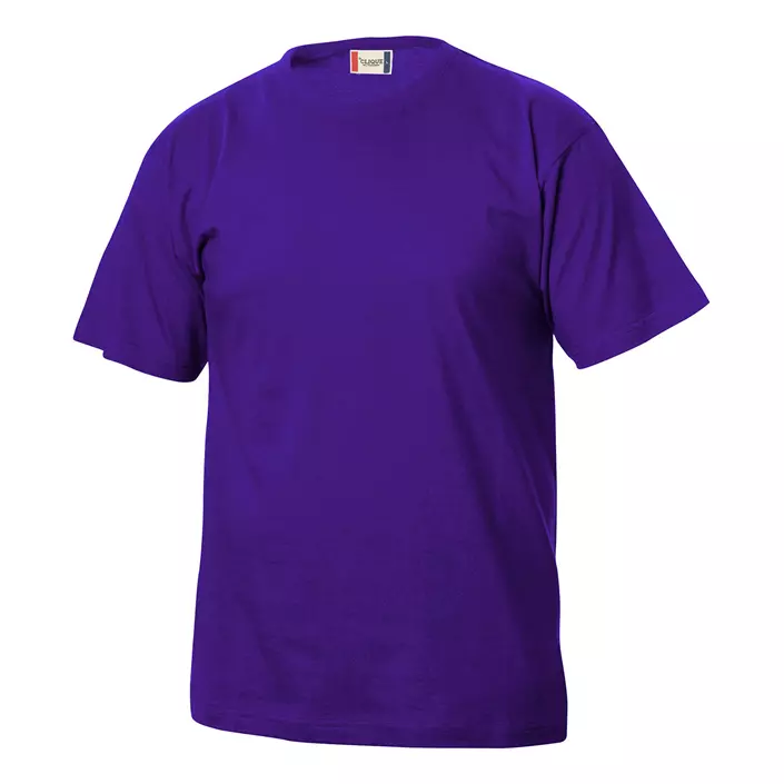 Clique Basic T-skjorte for barn, Sterk Lilla, large image number 0