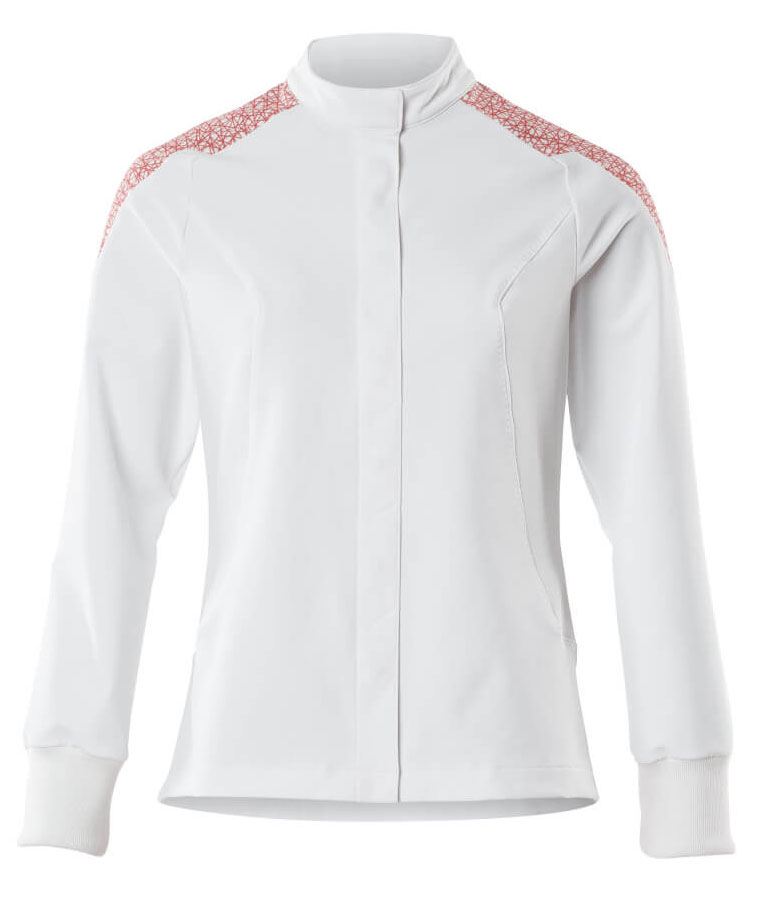 Mascot Food & Care HACCP-zugelassene Damen Jacke, Weiss/Signalrot, large image number 0