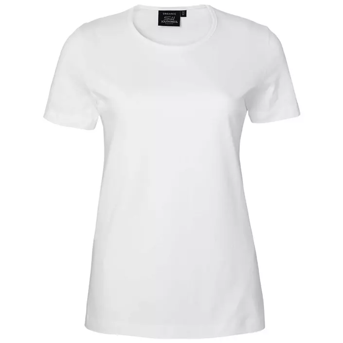 South West Venice økologisk dame T-shirt, Hvid, large image number 0