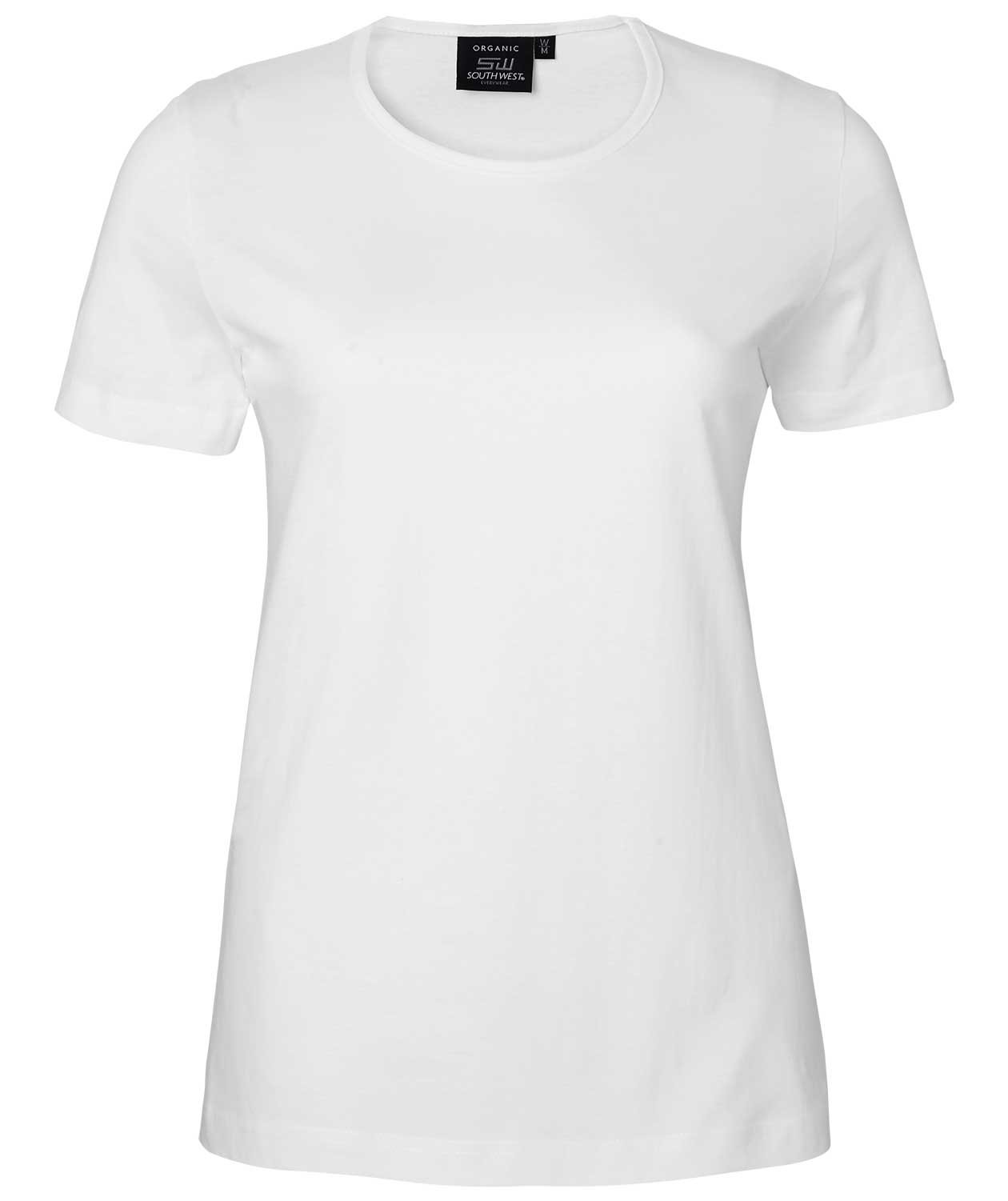 South West Venice ekologisk T-shirt dam, Vit