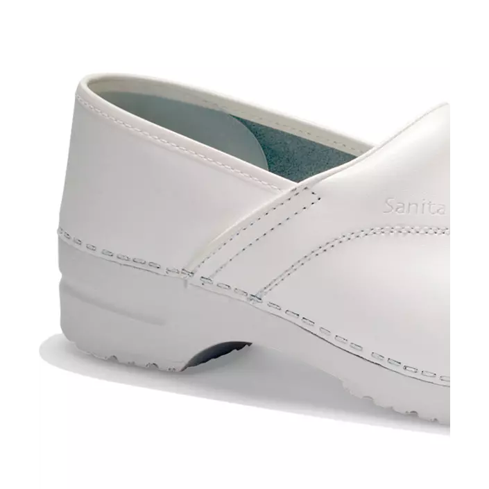 Sanita San Flex clogs with heel cover O2, White, large image number 2