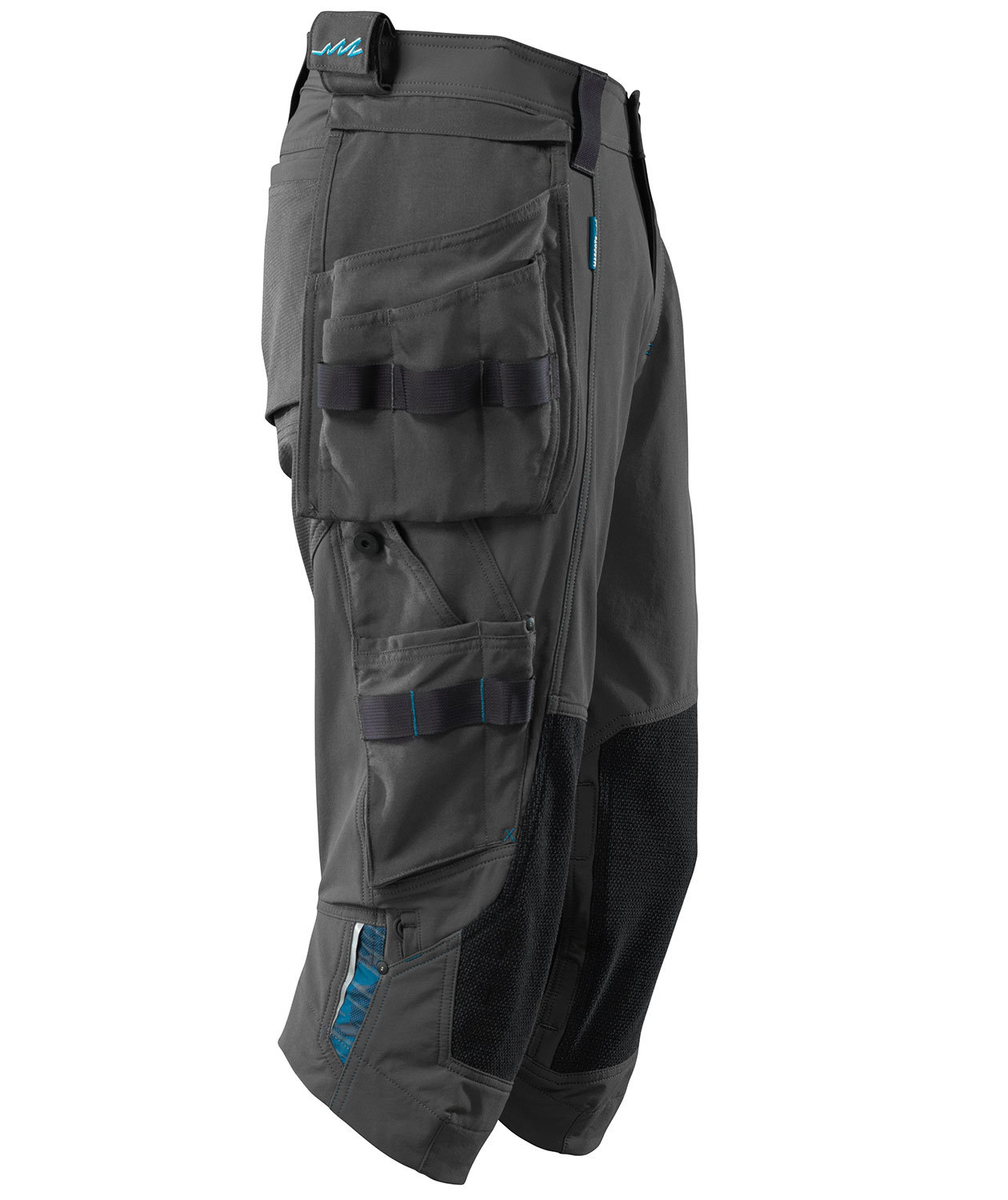 Mascot Advanced hantverkspiratbyxa full stretch, M&ouml;rk Antracit, large image number 2