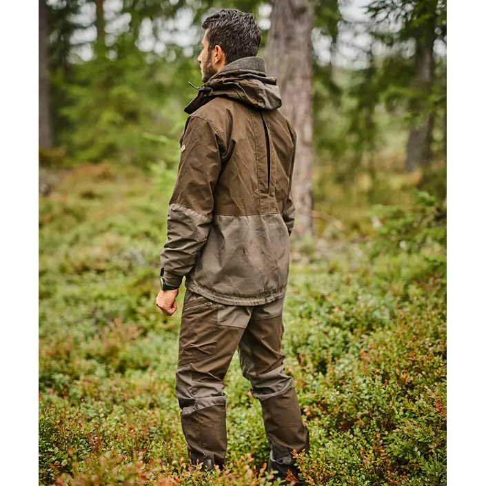 Pinewood Furudal Tracking jakke, Mossgreen/ Dark Mossgreen, large image number 6