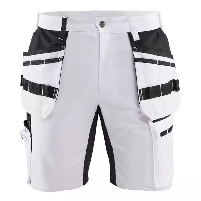Blåkläder X1900 craftsman shorts, White/Black, large image number 0
