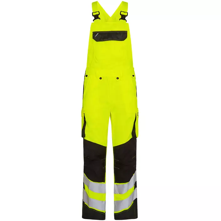 Engel Safety Light bib and brace trousers, Hi-vis Yellow/Black, large image number 0