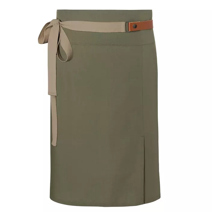 Karlowsky Recycled apron, Moss green, Moss green, large image number 0