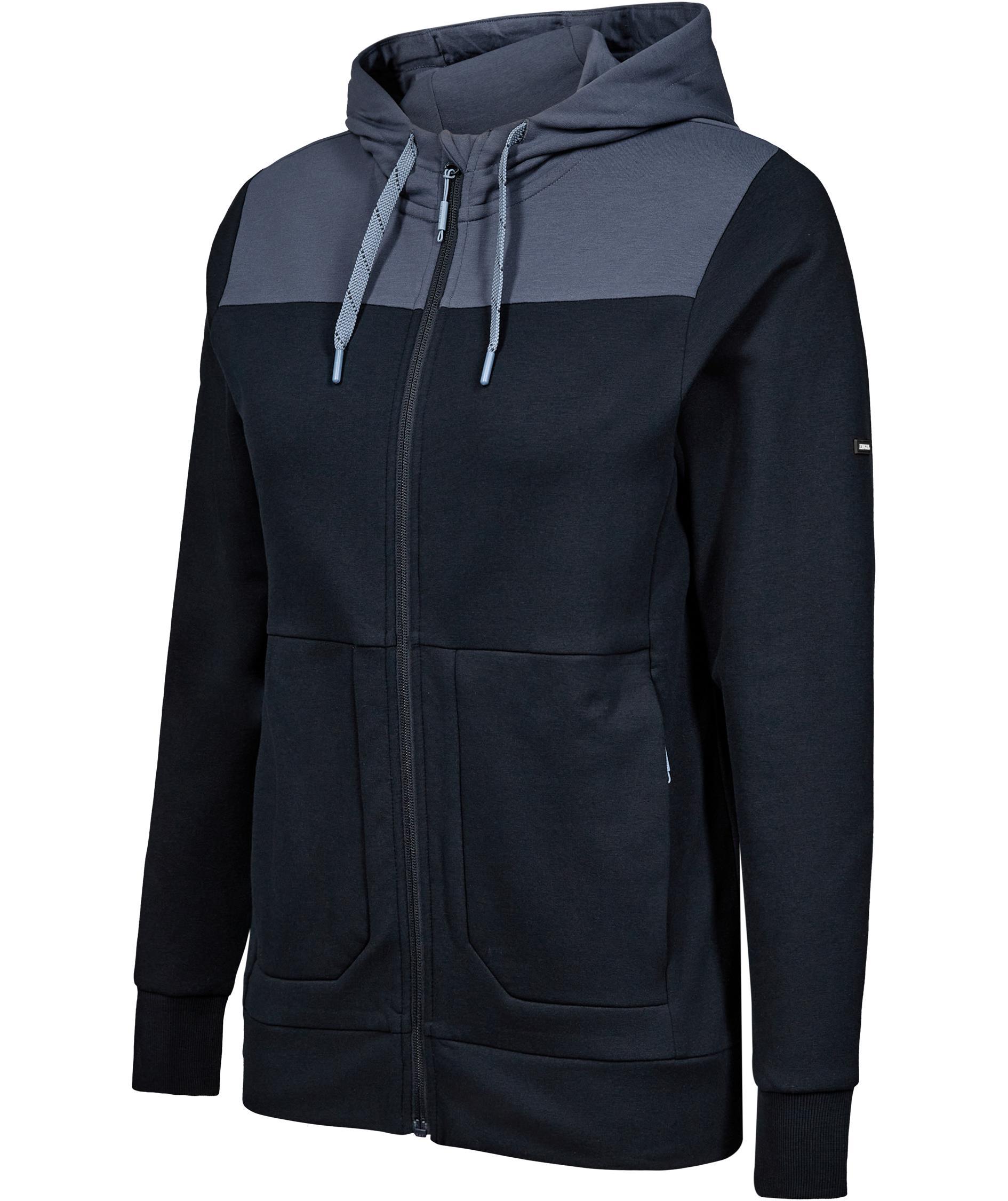 Engel Entire women's hoodie with zipper, Deep Blue/Dark Sea, large image number 5