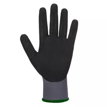 Portwest Dermiflex Aqua work gloves, Black/Grey
