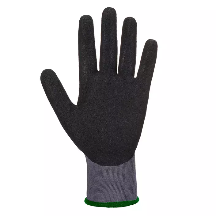 Portwest Dermiflex Aqua work gloves, Black/Grey, large image number 1