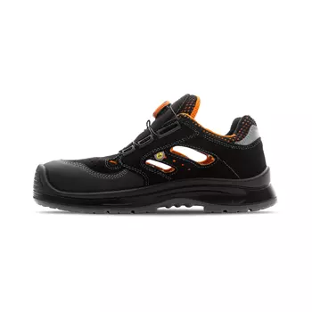 Monitor Aero Boa® ESD safety sandals S1P, Black