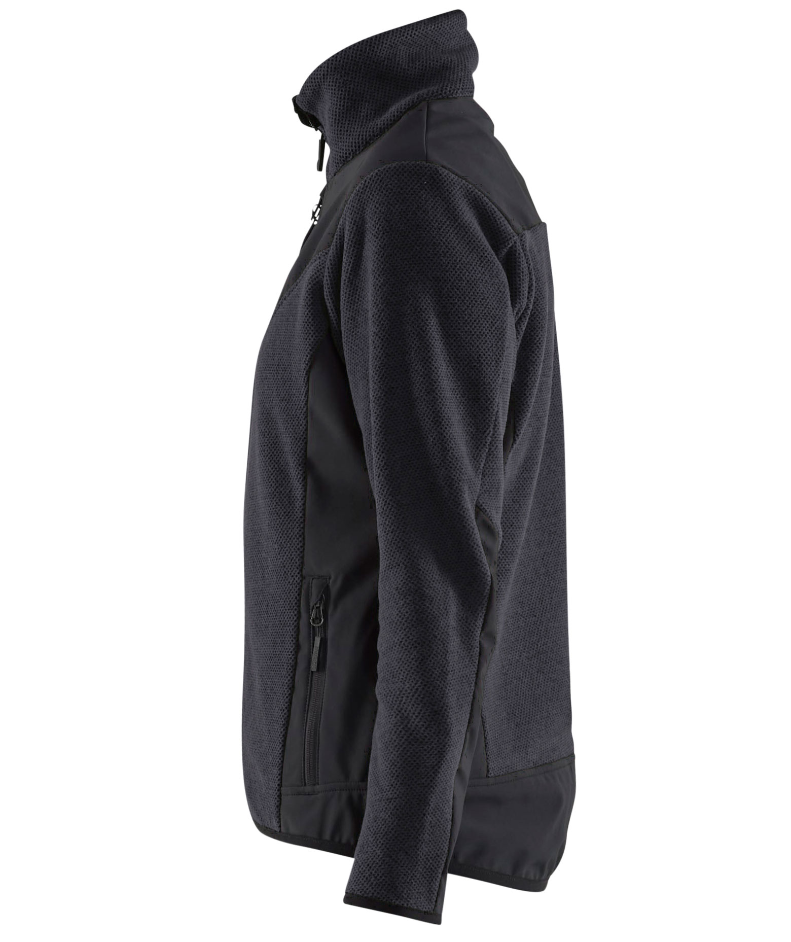 Bl&aring;kl&auml;der Damen Strickjacke mit Softshell, Anthrazit/Schwarz, large image number 3
