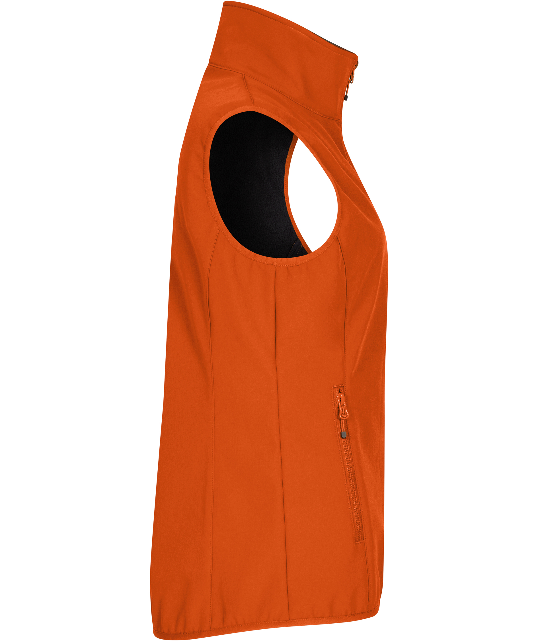 Clique Classic women's softshell vest, Blood orange, large image number 2