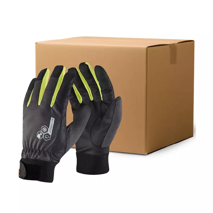 Blåkläder 2876 arbetshandskar (låda med 60 par), Svart/Antracitgrå, large image number 0