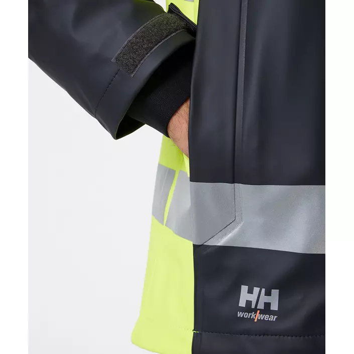 Helly Hansen Alna 2.0 rain jacket, Hi-vis yellow/Ebony, large image number 7
