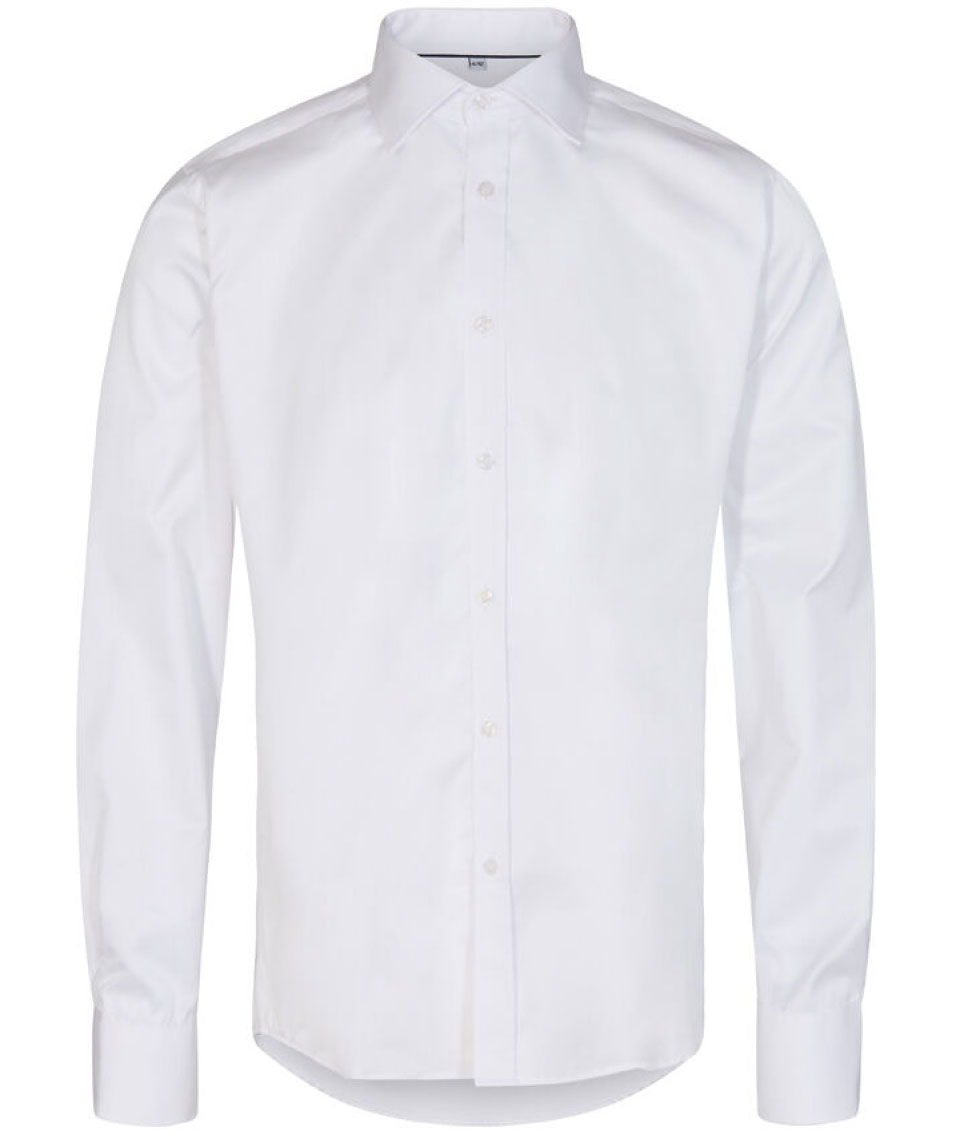 Angli Business Blend Slim fit skjorta, Vit