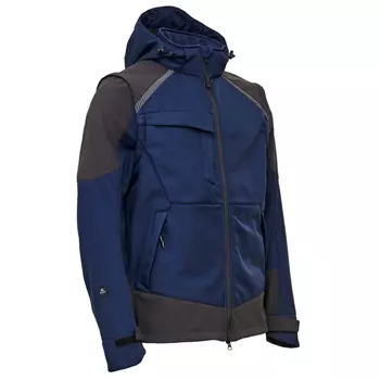 Elka Working Xtreme 2-in-1 softshell jacket, Navy/Black