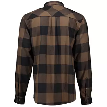 Westborn flannelskjorte, Cocoa Brown/Black