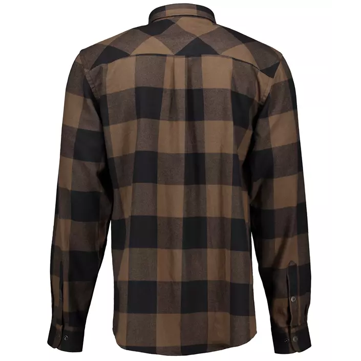 Westborn flannelskjorte, Cocoa Brown/Black, large image number 1