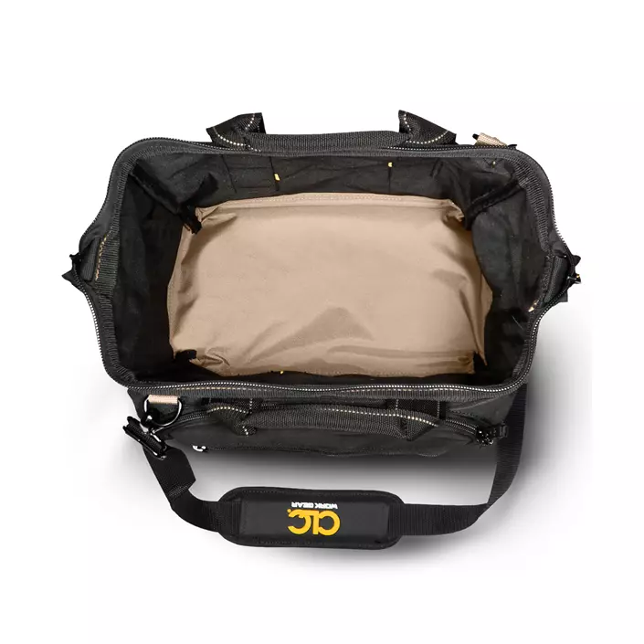 CLC Work Gear 1537 medium tool bag, Black/Brown, Black/Brown, large image number 2