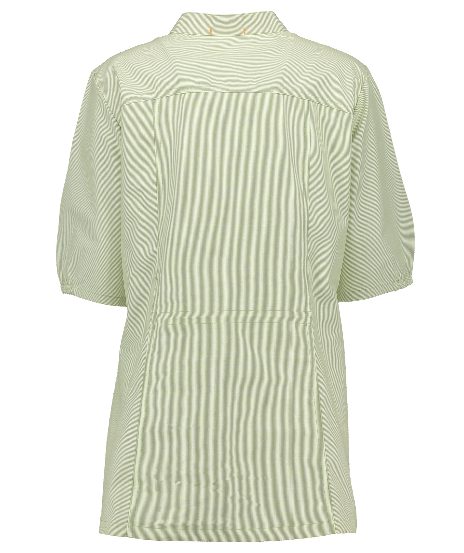 Kentaur women's tunic, Lime Green/White Striped