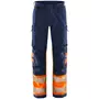 Fristads Green work trousers 2647 GSTP full stretch, Hi-Vis Orange/Navy
