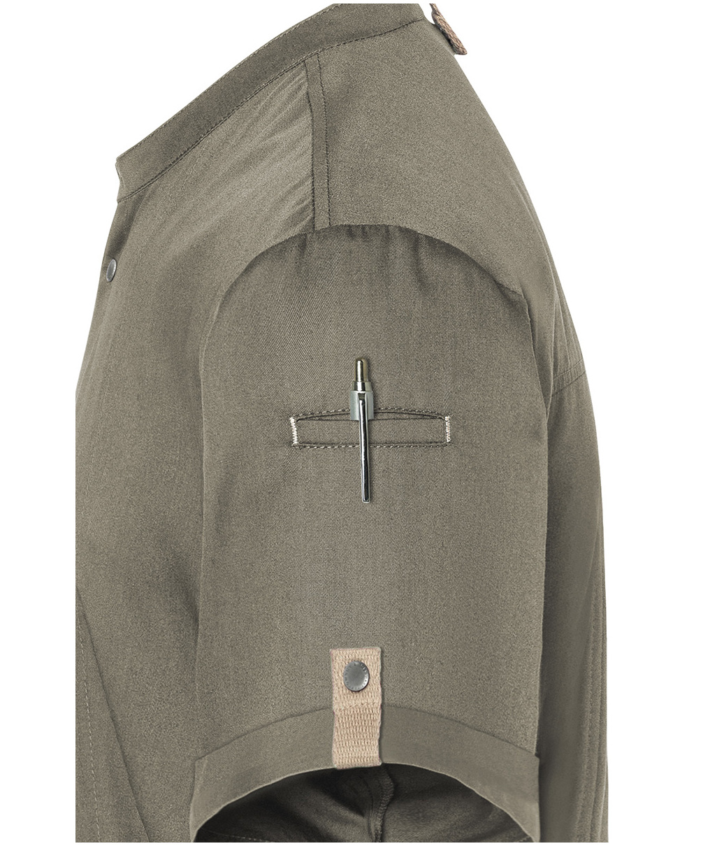 Karlowsky Green-generation short-sleeved chefs jacket, sage, large image number 7